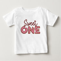 Sweet One First Birthday Theme T-Shirt