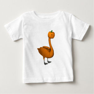 Camiseta Para Bebê Sweet Orange Halloween Swan