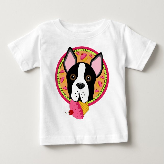 Camiseta Para Bebê Sweet Terrier (Frente)