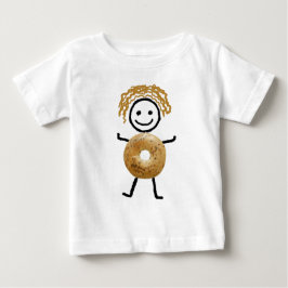 Camiseta Para Bebê T-Camisa-Miúdos judaicos - miúdo do Bagel