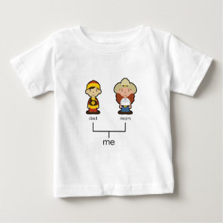 Camiseta Para Bebê T chinês/americano da família do bebê