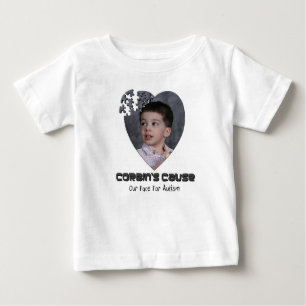 Camiseta Para Bebê T da criança da causa de Corbin