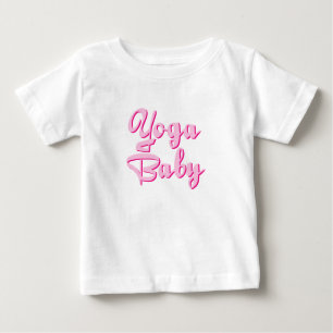 Camiseta Para Bebê T da criança do bebê da ioga