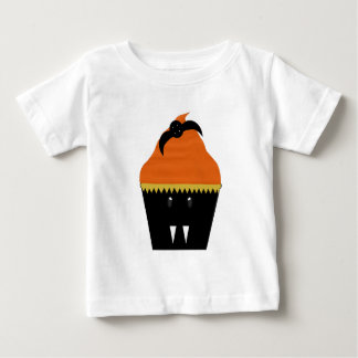 Camiseta Para Bebê T da criança do cupcake do Dia das Bruxas