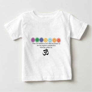 Camiseta Para Bebê T da ioga do OM