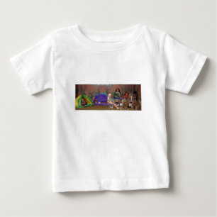 Camiseta Para Bebê T do acampamento-bebê para meu cão Eva