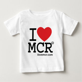 Camiseta Para Bebê T do bebê - amor Manchester MCR de I