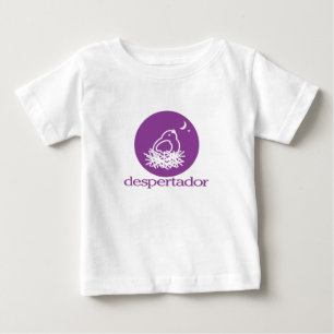 Camiseta Para Bebê T do bebê do despertador = do despertador