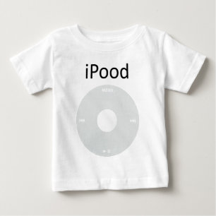 Camiseta Para Bebê T do bebê do iPood