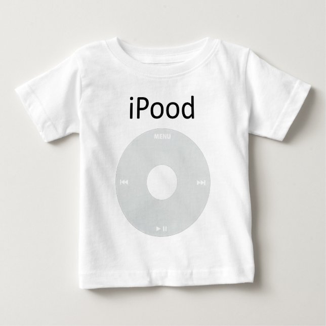 Camiseta Para Bebê T do bebê do iPood (Frente)