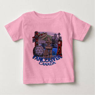 Camiseta Para Bebê T do bebê do marco dos t-shirt do bebê da