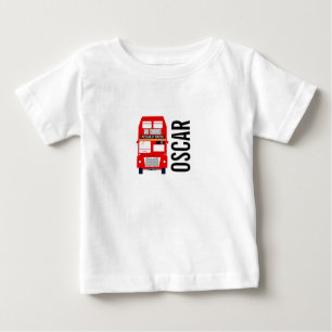 Camiseta Para Bebê T do bebê do ônibus de Londres