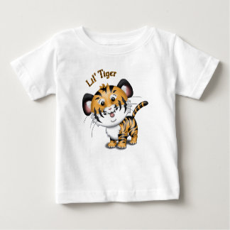 Camiseta Para Bebê T do bebê do tigre de Lil