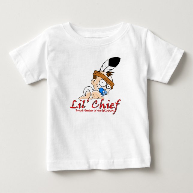 Camiseta Para Bebê T do chefe de Lil (Frente)