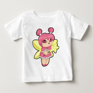 Camiseta Para Bebê T feericamente cor-de-rosa