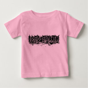 Camiseta Para Bebê T infantil congelado da longo-Capa do LOGOTIPO do