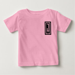 Camiseta Para Bebê T longo da luva do design do desgaste das criança