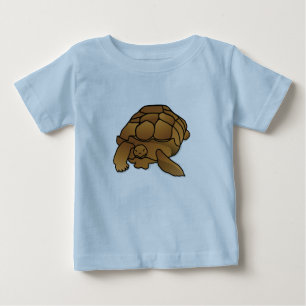 Camiseta Para Bebê T óptimo do bebê da tartaruga
