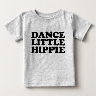 Camiseta Para Bebê T pequeno do Hippie da dança