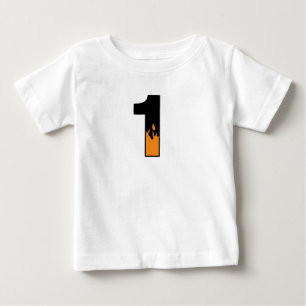 Camiseta Para Bebê T-shirt #1 para o bebê do bebê de um ano