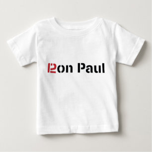Camiseta Para Bebê T-shirt 2012 do bebê de Ron Paul