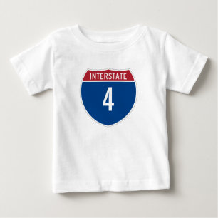 Camiseta Para Bebê T-shirt 4 de um estado a outro