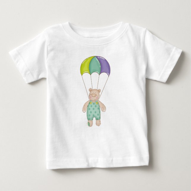 Camiseta Para Bebê T-Shirt Adorable Baby Bear (Frente)