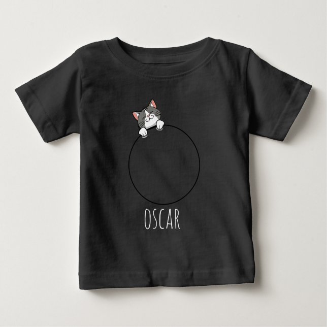 Camiseta Para Bebê T-Shirt Baby Fine Jersey Personalizável (Frente)