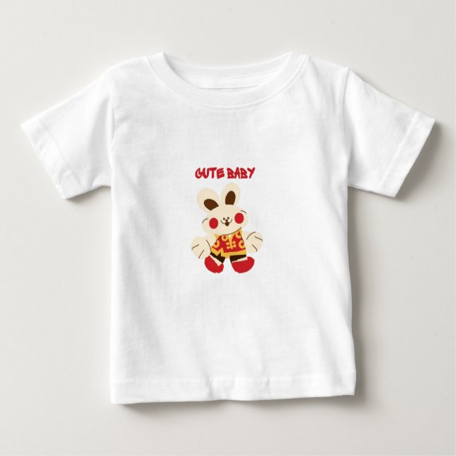Camiseta Para Bebê T-Shirt Bebê BABY RABIT (Frente)