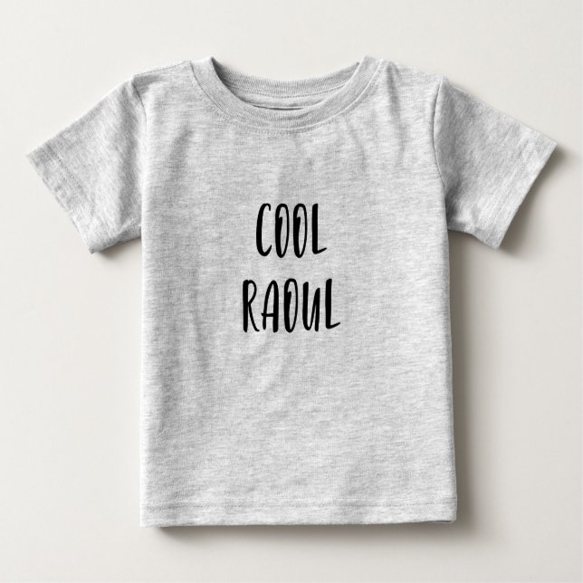 Camiseta Para Bebê T-shirt bebé Cool Raoul (Frente)
