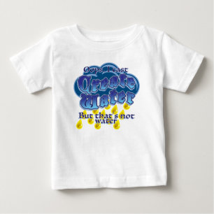 Camiseta Para Bebê T-Shirt Bebê de Água crie