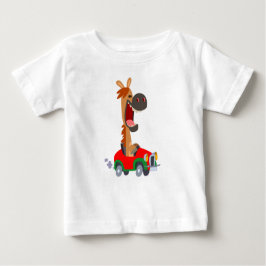 Camiseta Para Bebê T-Shirt Bebê De Cartoon Motoon Cute