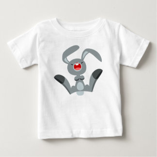 Camiseta Para Bebê T-Shirt Bebê De Coelho De Cartoon Feliz