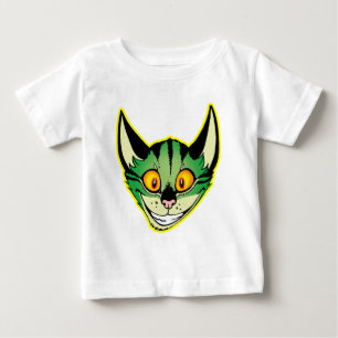 Camiseta Para Bebê T-Shirt Bebê De Gato Fluorescente