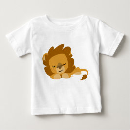 Camiseta Para Bebê T-Shirt Bebê De Leão De Leão Bonito