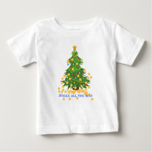 Camiseta Para Bebê T-Shirt bebê de Natal