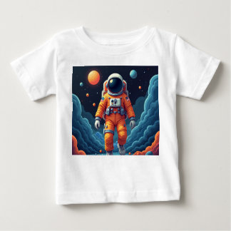 Camiseta Para Bebê T-Shirt Bebê Espaçador