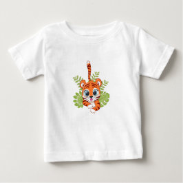 Camiseta Para Bebê T-Shirt Bebê Lion Cute