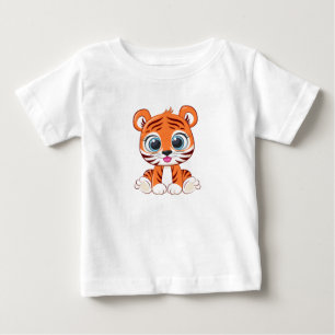 Camiseta Para Bebê T-Shirt Bebê Lion Cute