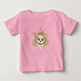Camiseta Para Bebê T-Shirt Bebê Lion Cute