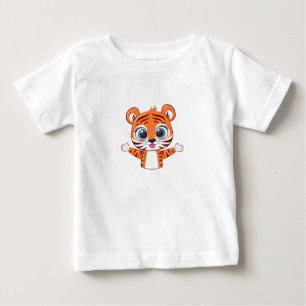 Camiseta Para Bebê T-Shirt Bebê Lion Cute