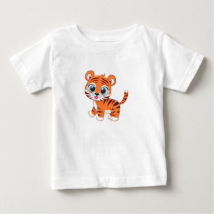 Camiseta Para Bebê T-Shirt Bebê Lion Cute