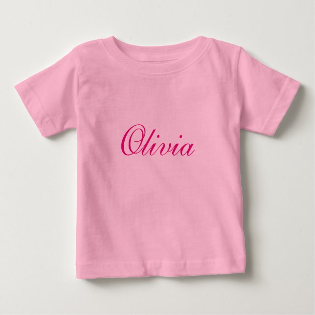 Camiseta Para Bebê T-Shirt Bebê Personalizado (Frente)