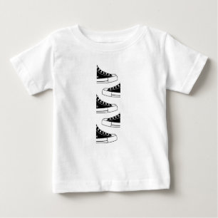 Camiseta Para Bebê T-Shirt Bebê Preto Casual
