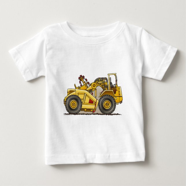 Camiseta Para Bebê T-Shirt Bebê Scraper (Frente)