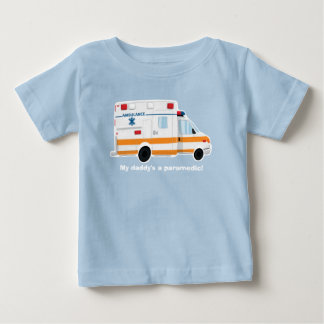Camiseta Para Bebê T-shirt bonito da ambulância - bebê - criança -