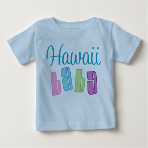 Camiseta Para Bebê T-shirt bonito de Havaí do bebê