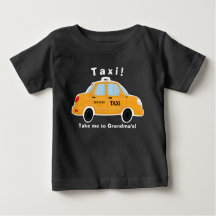 T-shirt bonito do táxi de táxi - bebê - criança -