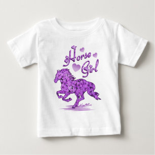 Camiseta Para Bebê T-Shirt Cavalo