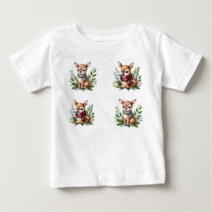Camiseta Para Bebê T-Shirt Chá de fraldas Jersey
